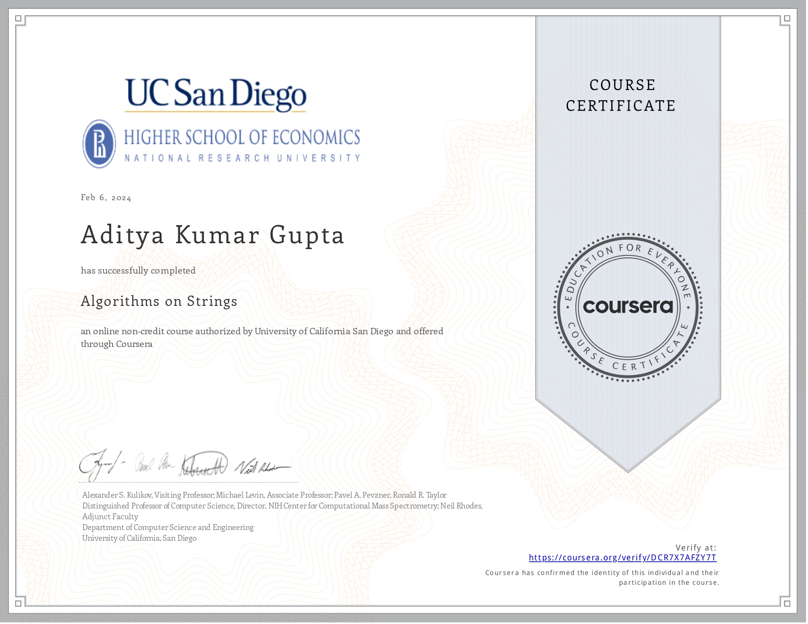  Algorithms on Strings